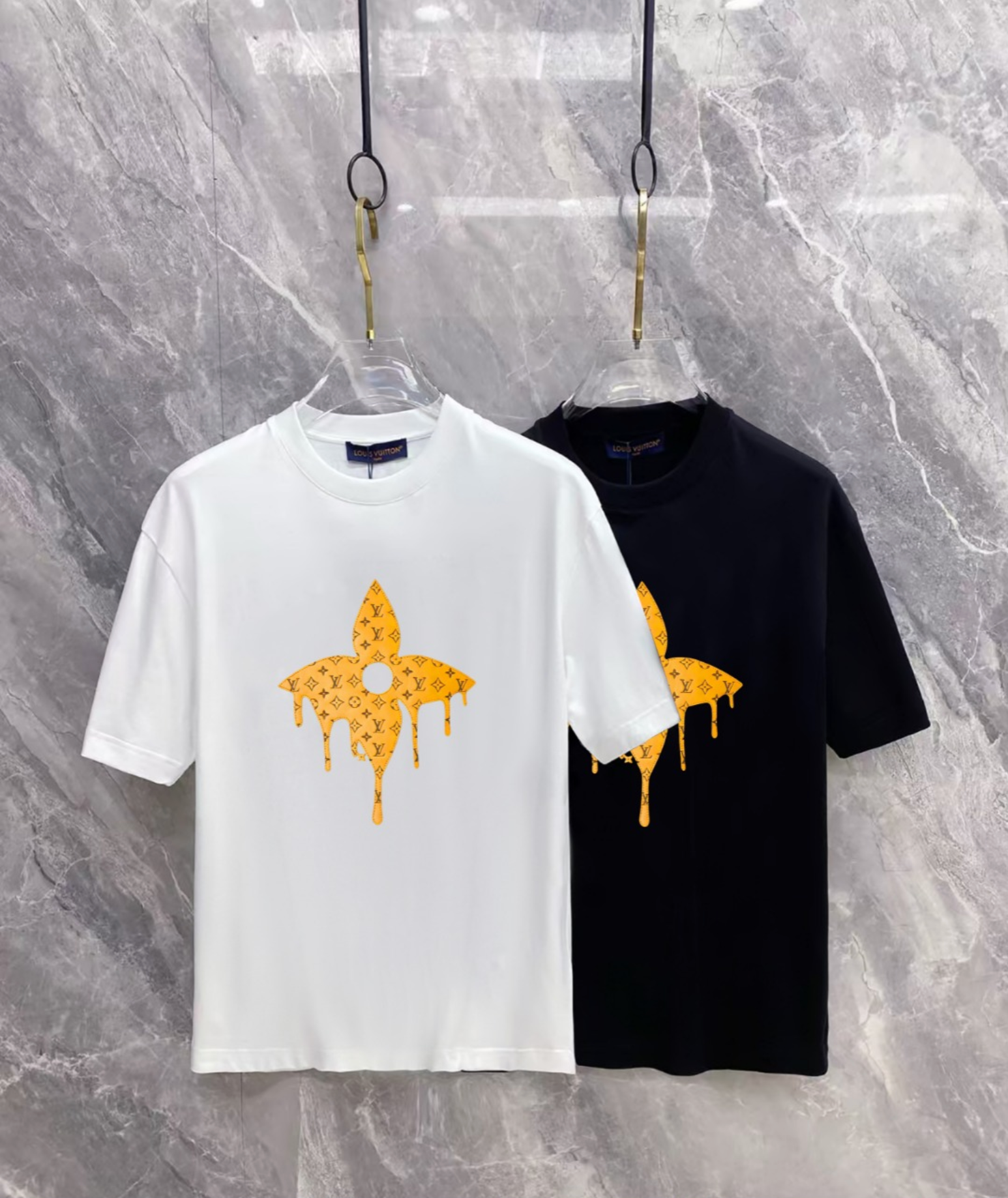 LV Yellow Logo T-shirt