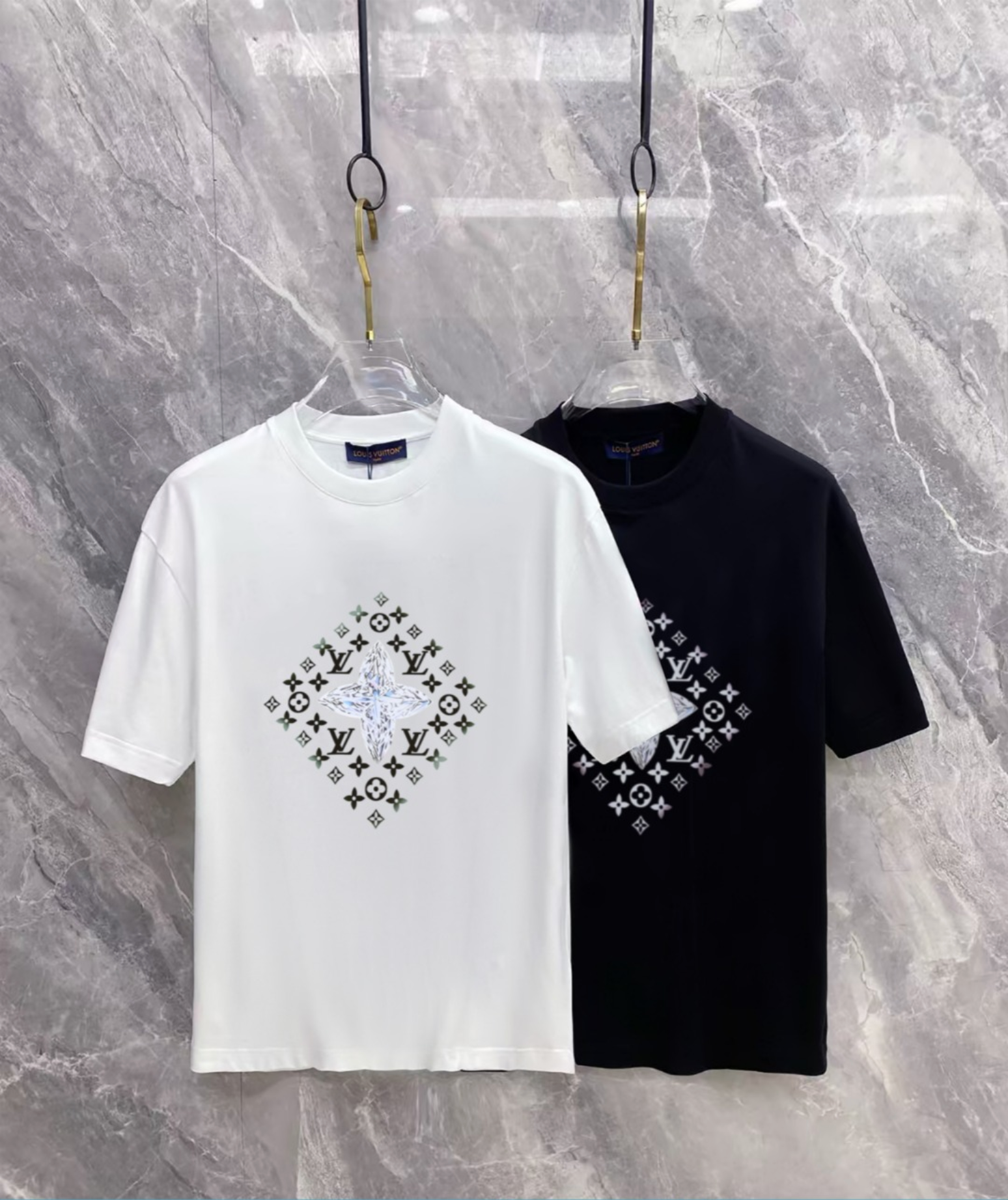 LV White Logo T-shirt