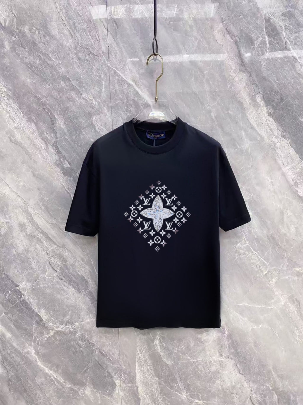 LV White Logo T-shirt